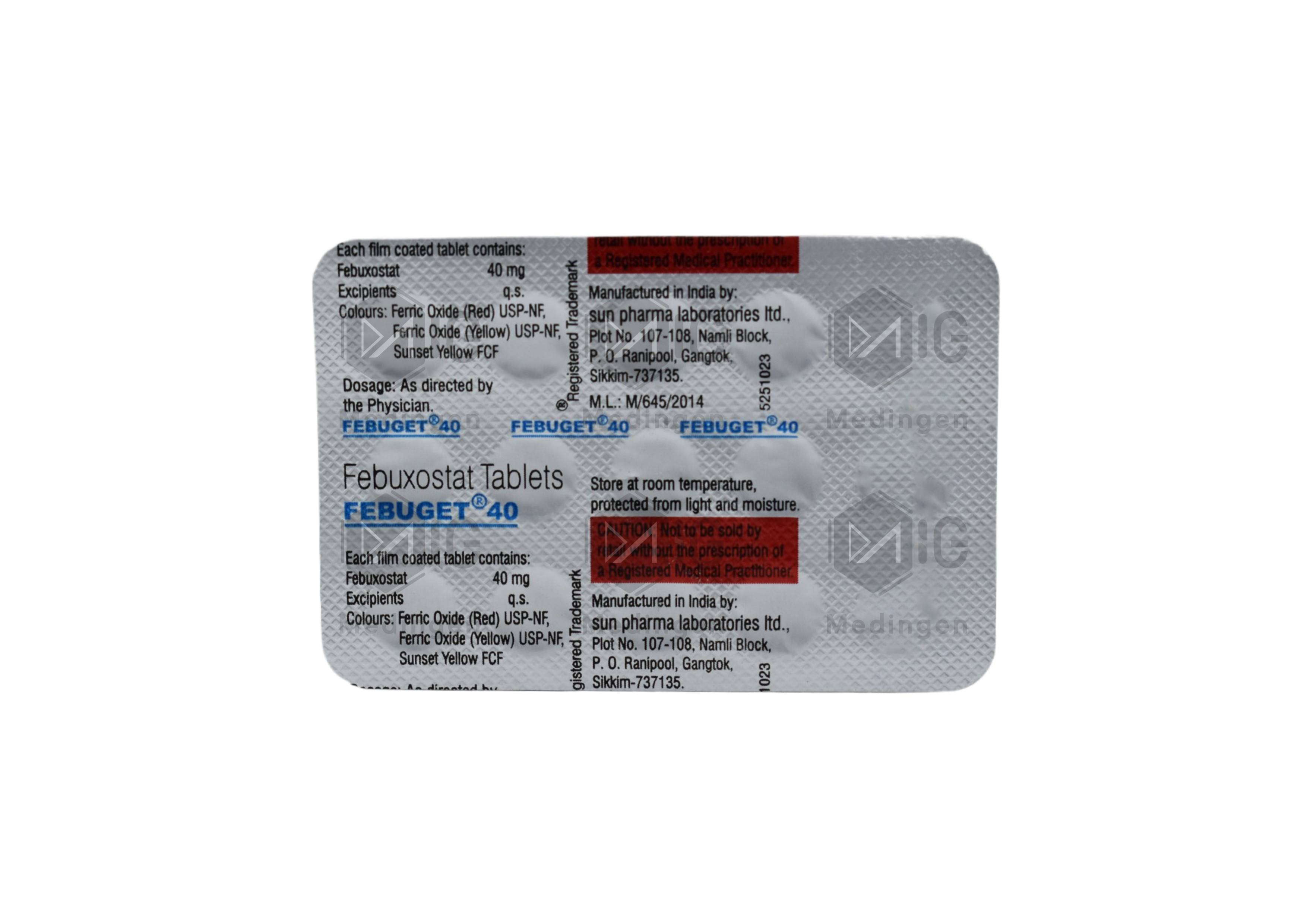 FEBUGET 40MG